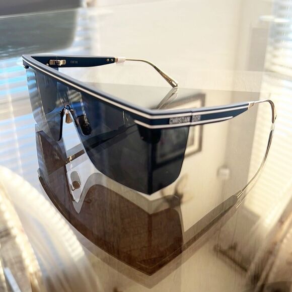 Dior Unisex Sunglasses Matte Navy Blue DIORCLUBM1U31B7, New, w/Case - Picture 5 of 16
